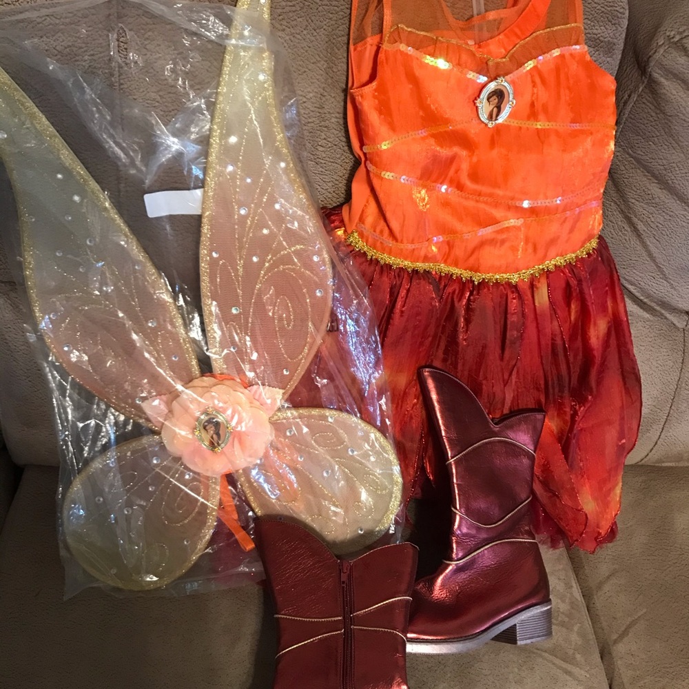 Disney Fawn Costume (wings and shoes)